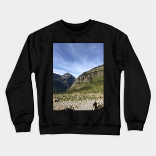 Mountains and Wispy Clouds Crewneck Sweatshirt